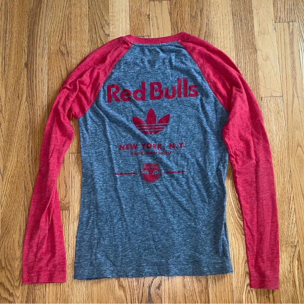Adidas New York Redbulls women’s long sleeve T shirt